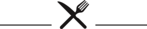 decorative icon of knife and fork